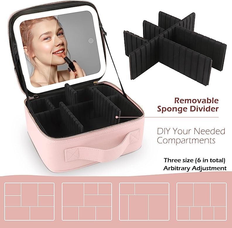 Luxurious Leather Cosmetic Travel Bag