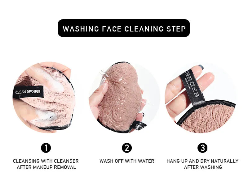 Reusable Soft Makeup Remover & Facial Cleansing Puff